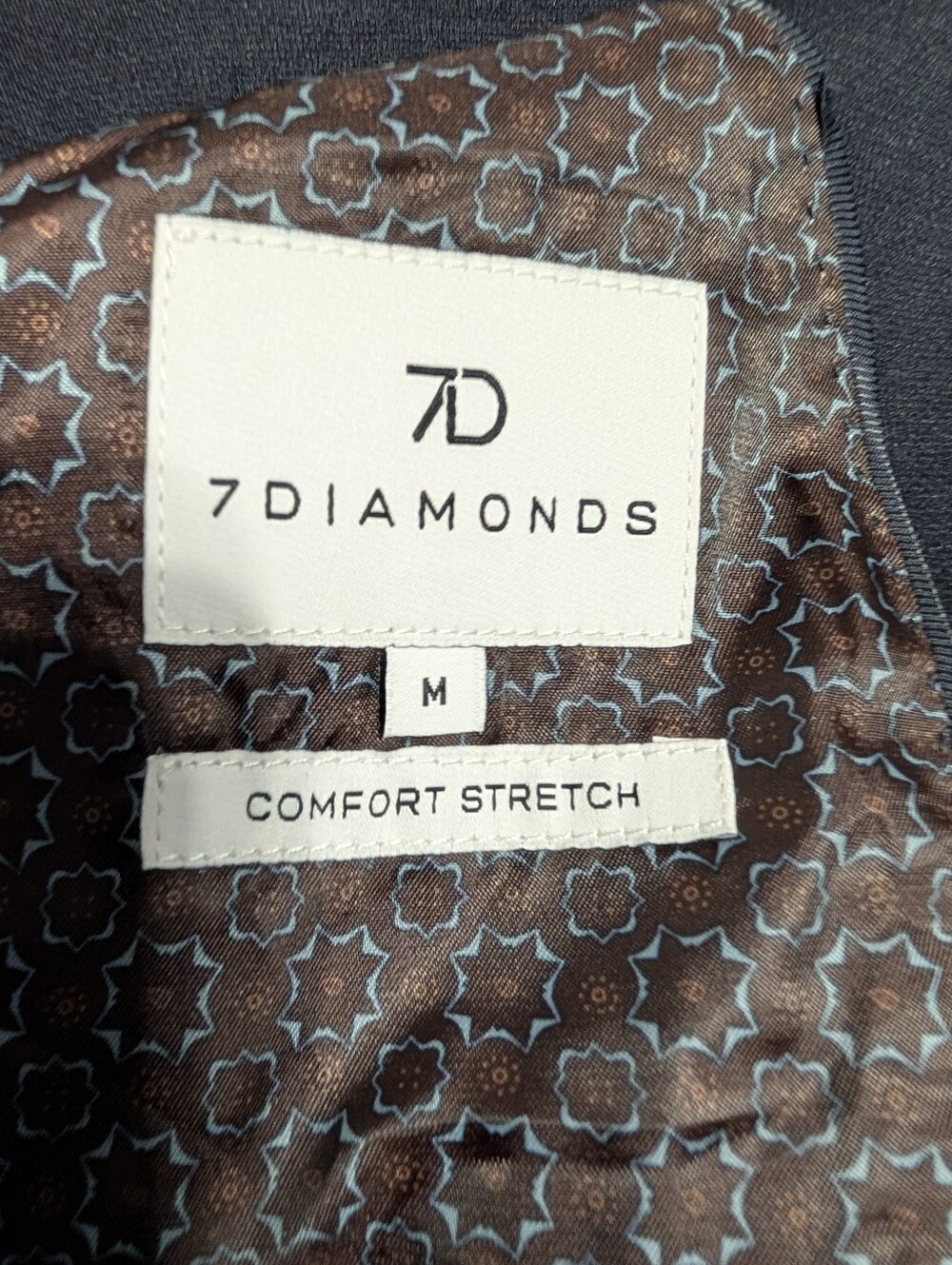 7 Diamonds Venna Blazer 40R Medium Navy Quiet Luxury Stretch Jacket NWT Classic - Picture 7 of 10
